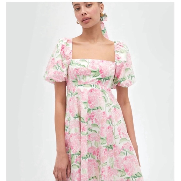 NWT Hill House Home Matilda Mini Dress in Pink Hydrangea Size XXS - Picture 1 of 5